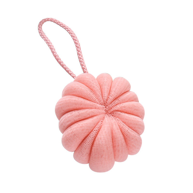 Japanese-Style Shower Loofah Pouf – Large 50 g Mesh Bath Flower Ball Body Scrubber (10 cm / 3.9 in Diameter)