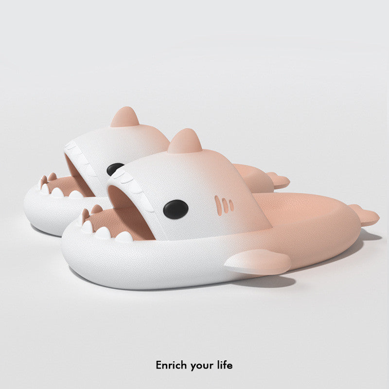 Comfort EVA Shark Pattern Cloud Slides – Lightweight Non-Slip Indoor & Outdoor Slippers