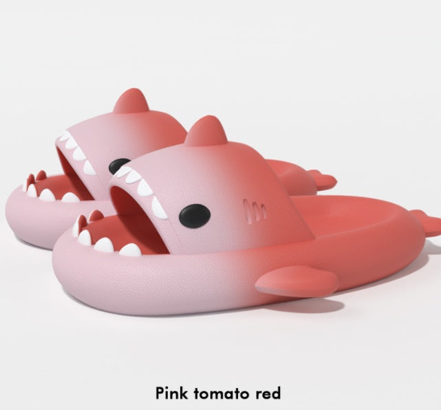 Comfort EVA Shark Pattern Cloud Slides – Lightweight Non-Slip Indoor & Outdoor Slippers