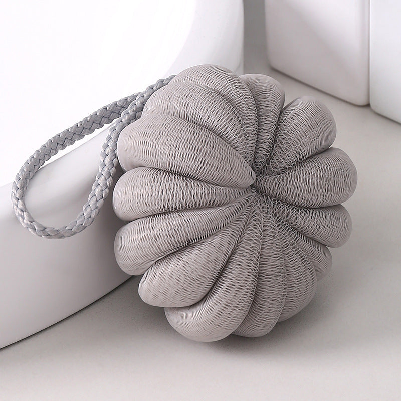 Japanese-Style Shower Loofah Pouf – Large 50 g Mesh Bath Flower Ball Body Scrubber (10 cm / 3.9 in Diameter)