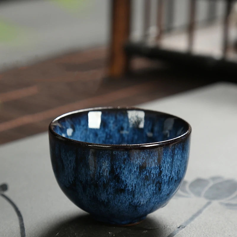 Japanese Style Mini Tea Cup, 60ml Gradient Ceramic Teacup