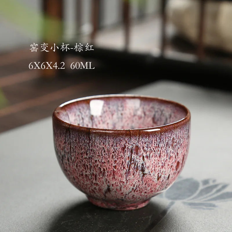 Japanese Style Mini Tea Cup, 60ml Gradient Ceramic Teacup