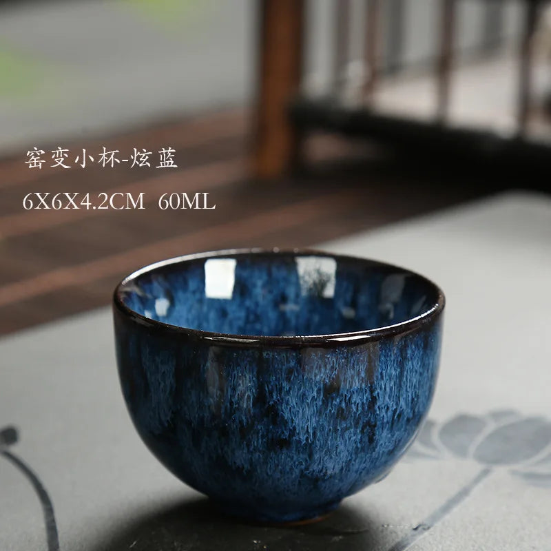 Japanese Style Mini Tea Cup, 60ml Gradient Ceramic Teacup