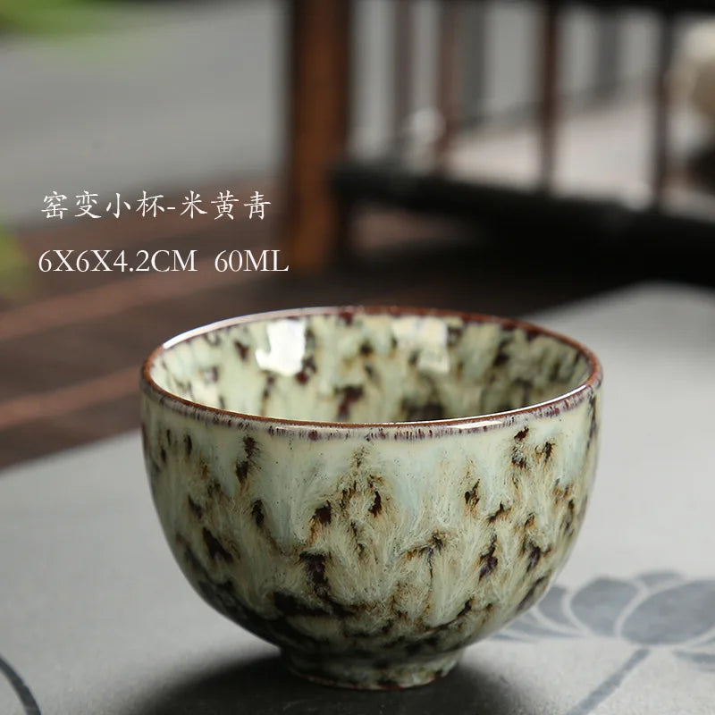 Japanese Style Mini Tea Cup, 60ml Gradient Ceramic Teacup