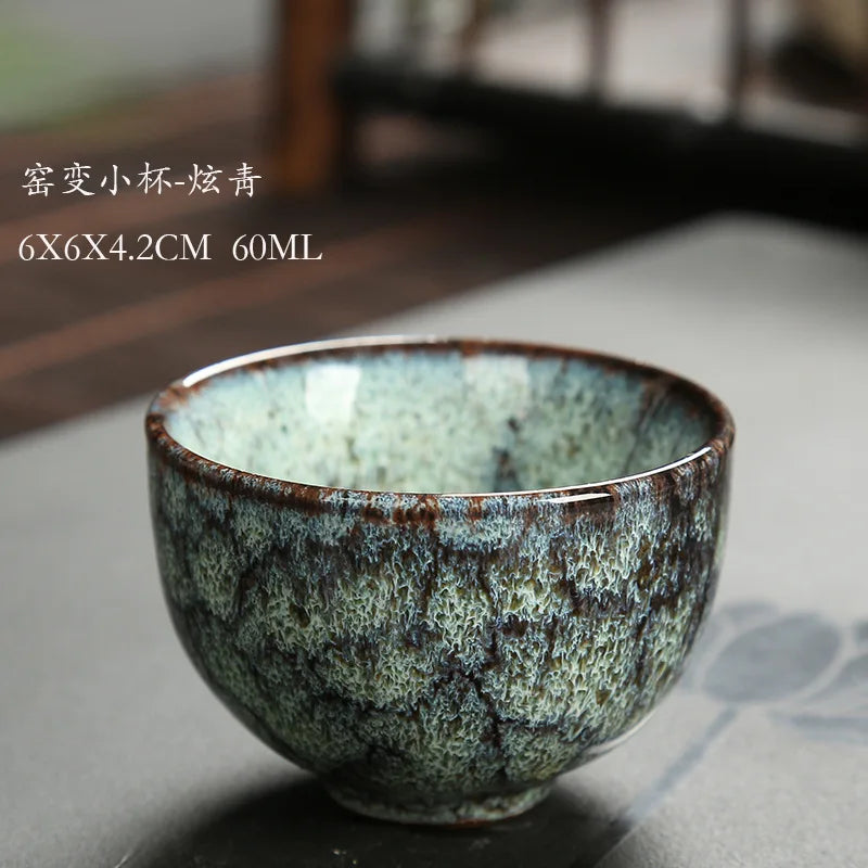 Japanese Style Mini Tea Cup, 60ml Gradient Ceramic Teacup