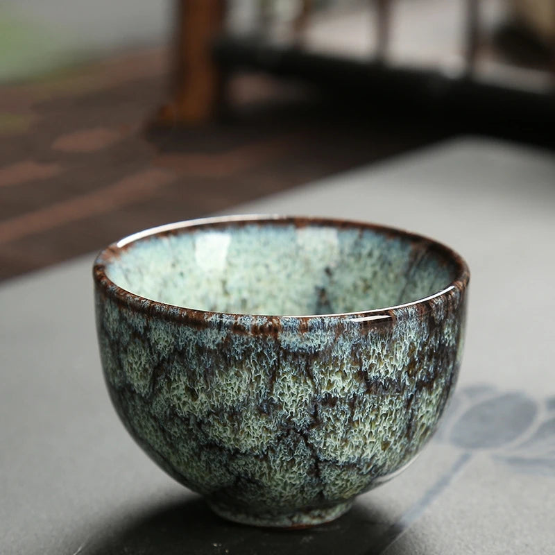Japanese Style Mini Tea Cup, 60ml Gradient Ceramic Teacup