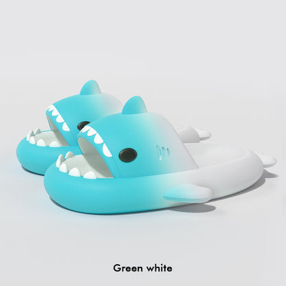 Comfort EVA Shark Pattern Cloud Slides – Lightweight Non-Slip Indoor & Outdoor Slippers