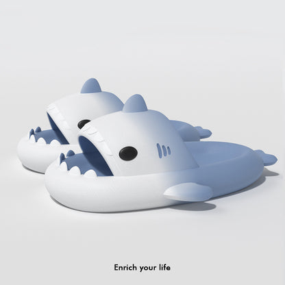 Comfort EVA Shark Pattern Cloud Slides – Lightweight Non-Slip Indoor & Outdoor Slippers