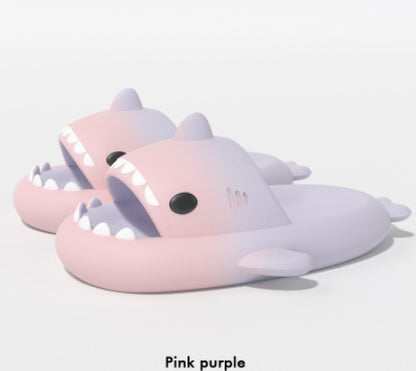 Comfort EVA Shark Pattern Cloud Slides – Lightweight Non-Slip Indoor & Outdoor Slippers