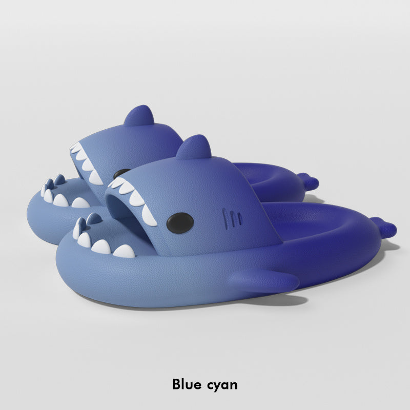 Comfort EVA Shark Pattern Cloud Slides – Lightweight Non-Slip Indoor & Outdoor Slippers