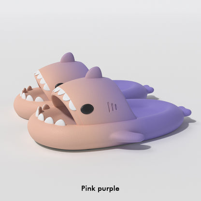 Comfort EVA Shark Pattern Cloud Slides – Lightweight Non-Slip Indoor & Outdoor Slippers